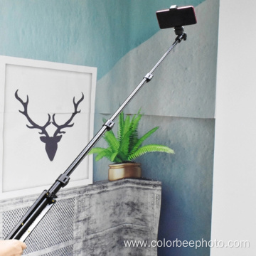 1.3M portable selfie stick aluminum tripod stand